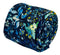 navy dark blue floral wildflower cotton tie in a  liberty style design